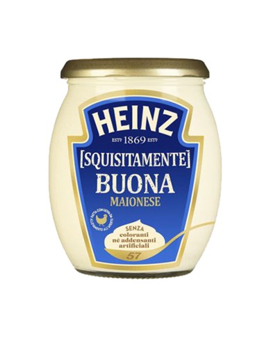 HEINZ EXQUISITELY GOOD MAYONNAISE IN GLASS GR.240