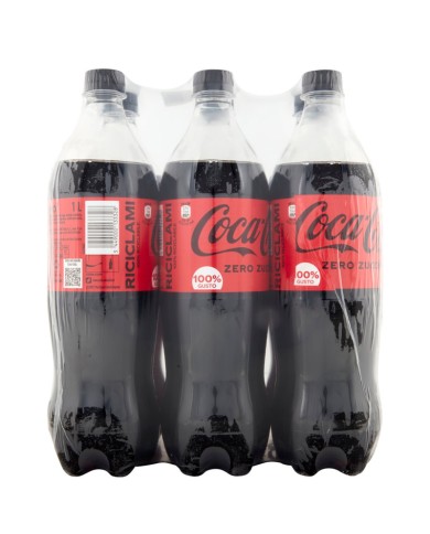 COCA COLA NUL IN PET LT.1 X 6 FLESSEN