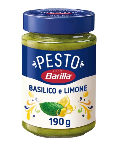 BARILLA PESTO AU BASILIC ET CITRON GR.190