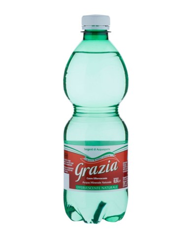 GRAZIA NATURAL EFFERVESCENT WATER ML.500 X 24 BOTTLES