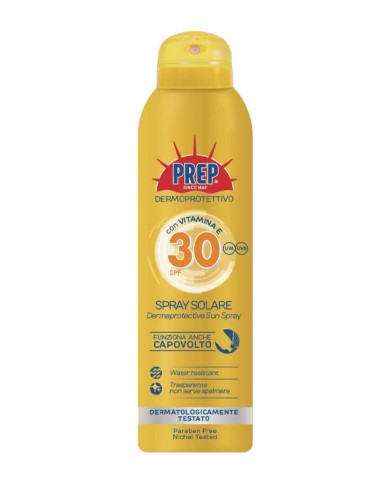 PREP SPRAY DERMOPROTETTIVO PROTEZIONE SOLARE SPF 30 ML.150