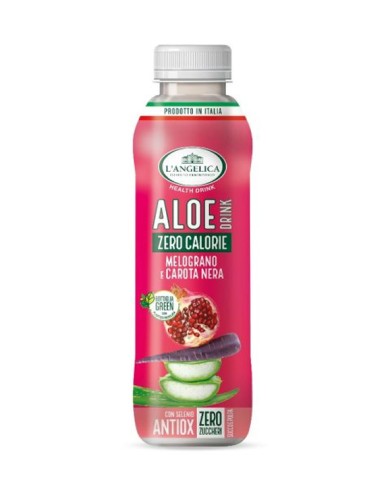 L'ANGELICA DRINK ALOE MELOGRANO E CAROTA NERA ML.500 X 12 BOTTIGLIE