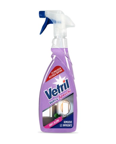 VETRIL GLAZEN EN SPIEGELS SPRAY ANTIHALON ML.650