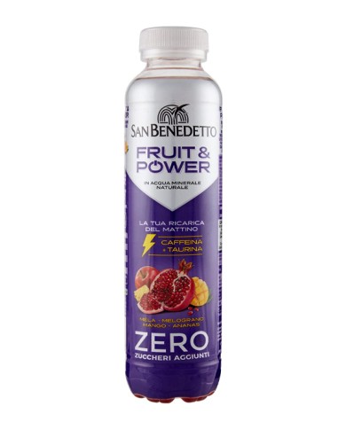 SAN BENEDETTO FRUIT EN KRACHT ZONDER TOEGEVOEGDE SUIKER ML.400 X 12