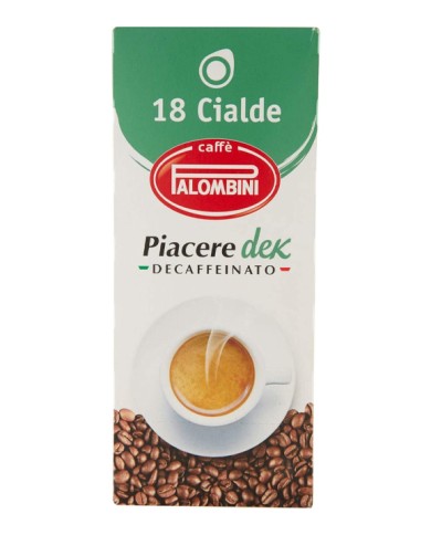 PALOMBINI PLEASURE DEK CAFFE' IN DECAFFEINATED PODS X 18 PIECES