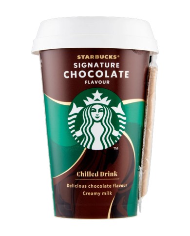 STARBUCKS SIGNATURE CHOCOLATE FLAVOUR CHILLED DRINK ML.220