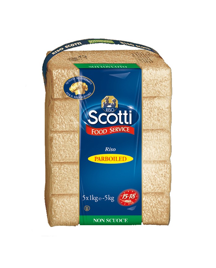 SCOTTI FINE RIBE RICE PARBOILED KG.5