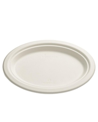 PAPERLYNEN OVAL PLATE CELLULOSE PULP CM. 26 X 19 PIECES 50