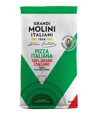 GRANDI MOLINI ITALIANI MOLENS ITALIAANSE PIZZA MEEL KG.25