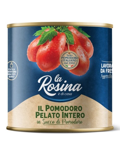 LA ROSINA TOMATE PELÉE ENTIÈRE KG.2,5 X 6