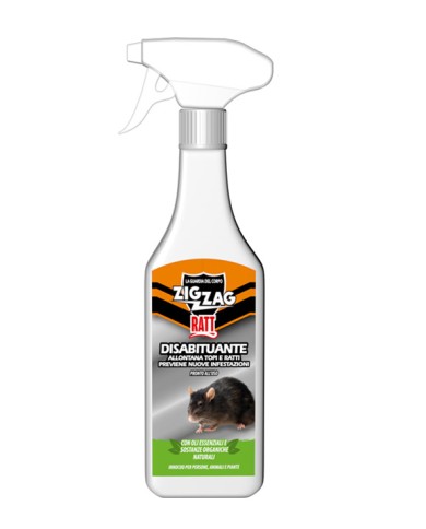 ZIG ZAG DISABITUANTE MICE AND RATS SPRAY ML.750