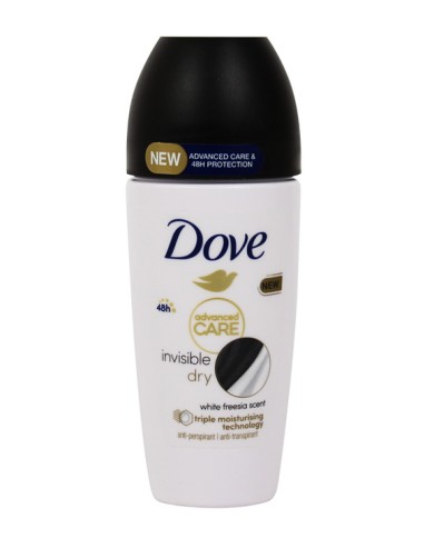 DOVE DEODORANTE ADVANCE CARE INVISIBLE DRY ROLL ON ML.50