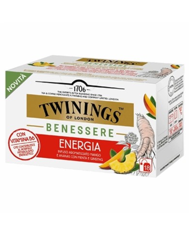 TWININGS LA ENERGÍA DEL BIENESTAR X 18 FILTROS