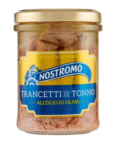 NOSTROMO SLICES OF TUNA IN OLIVE OIL GR.180