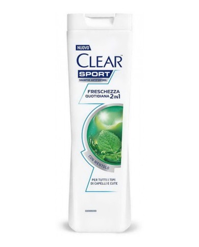 CLEAR SHAMPOO SPORT FRESCHEZZA QUOTIDIANA 2 IN 1 ML.225