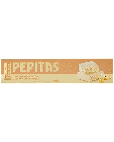 PERNIGOTTI PEPITAS TORRONE CIOCCOLATO BIANCO E NOCCIOLE GR.250