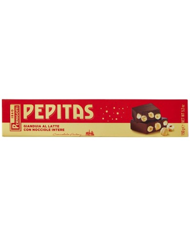 PERNIGOTTI PEPITAS TORRONE AL CIOCCOLATO GIANDUIA E NOCCIOLE GR.150