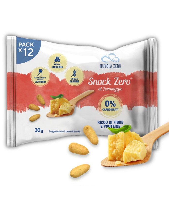 NUVOLA ZERO SNACK AL FORMAGGIO 0% CARBO GR.30