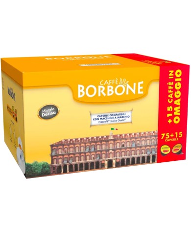 CÁPSULAS DE CAFÉ BORBONE, MEZCLA PARA DOLCEGUSTO, PAQUETE DE 90 PIEZAS