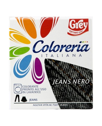 GREY COLORERIA ITALIANA JEANS NERO 175 GR.