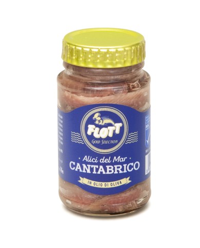 FLOTT ANCHOVIES FROM THE CANTABRIAN SEA IN OLIVE OIL GR.105