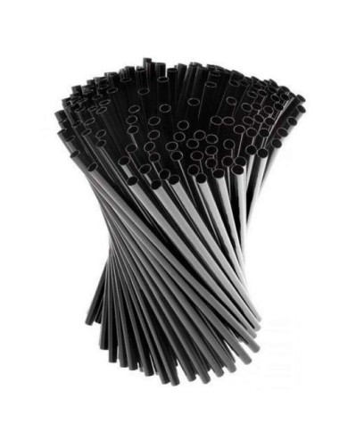 FLORIDA BLACK STRAWS CM. 21/6 BIOCOMPOSTABLE PCS. 500