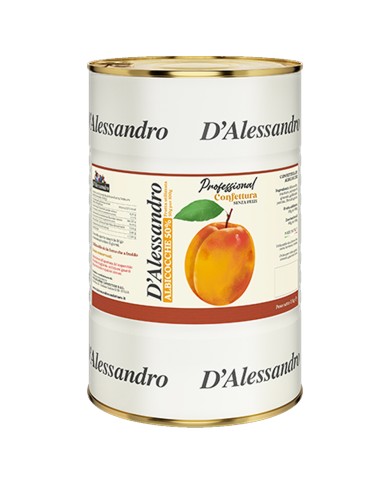 D'ALESSANDRO CONFETTURA EXTRA DI ALBICOCCHE 60% KG.5