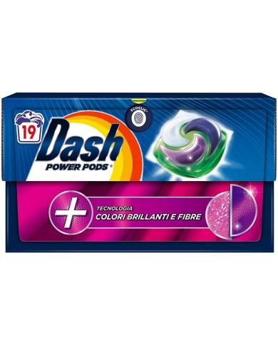 DASH PODS POWER WASHING MACHINE TECHNOLOGY BRIGHT COLORS AND FIBERS