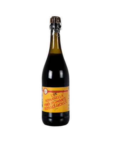 LA ROMANELLA VINO SPUMANTE ROSSO DOLCE CL.75