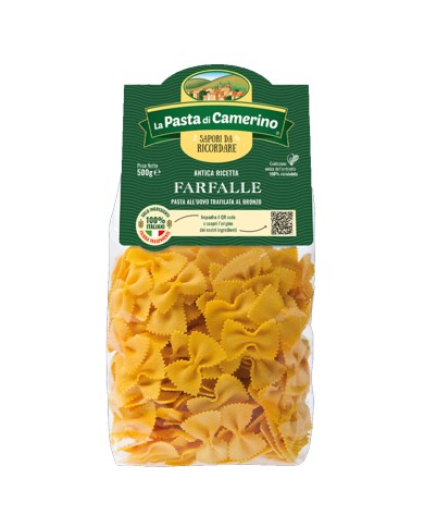 LA PASTA DI CAMERINO FJÄRILAR MED ÄGG GR.500