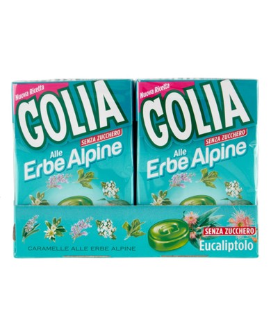 GOLIA ERBE ALPINE CARAMELLE EUCALIPTO X 20 ASTUCCI