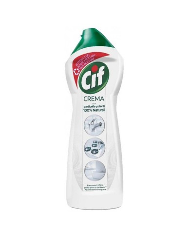 CIF CRÈME NETTOYANTE BLANCHE MULTI-USAGES POUR SURFACES DURES ML.500