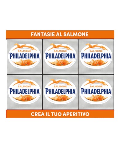 FANTASÍAS DE SALMÓN PHILADELPHIA GR. 25 X 6 PIEZAS