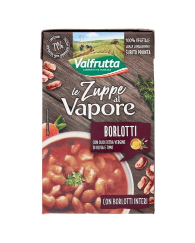 VALFRUTTA ÅNGAD VELVETATA BORLOTTI GR.500