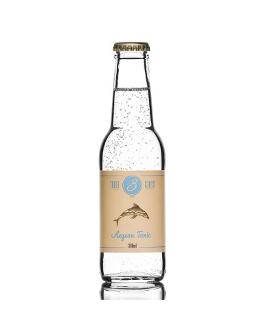 THREE CENTS AEGEAN TONIC WATER ML.200 X 24 PIECES