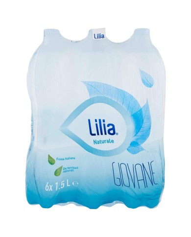 EAU NATURELLE LILIA 1,5 LT X 6 BOUTEILLES