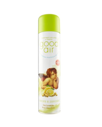 GOOD AIR DEODORANTE PER AMBIENTI AL LIMONE E ZENZERO ML.400