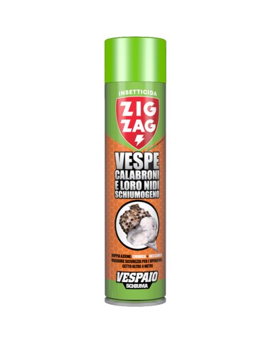 MOUSSE ZIG ZAG POUR NID DE GUÊPES ET CORNES 600 ML