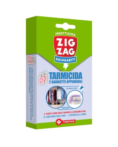 ZIG ZAG CLOTH SAVE MORTICIDATED 2 HANGING CAGES