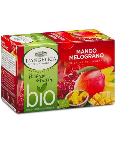 L'ANGELICA INFUSIÓN DE MANGO Y GRANADA PARA 15 FILTROS