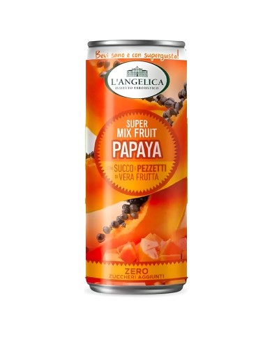 L'ANGELICA SUPER MIX FRUIT PAPAYA ML.240 X 12 CANS