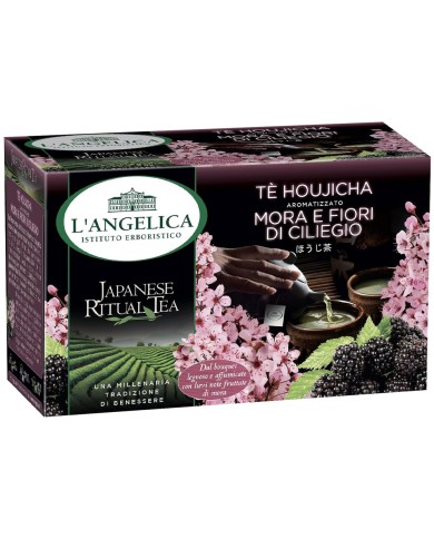 L'ANGELICA HOUJICHA TÉ VERDE CON MORAS Y FLORES DE CEREZO X 15 FILTROS