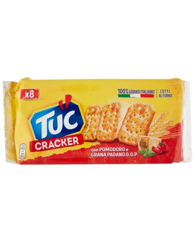 CRACKERS TUC À LA TOMATE ET GRANA PADANO DOP GR.250