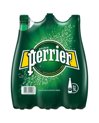 PERRIER EN PET 1 LT X 6 BOUTEILLES