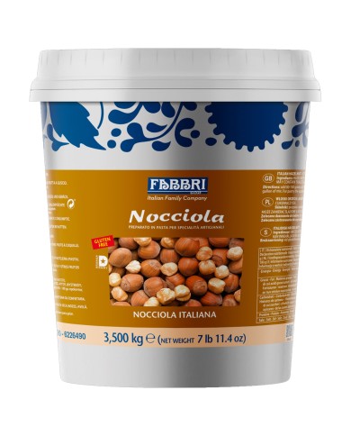 FABBRI ITALIAANSE HAZELNOOTPASTE 3,5 KG