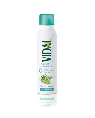 VIDAL DESODORANTE SECO INVISIBLE SPRAY ML.150