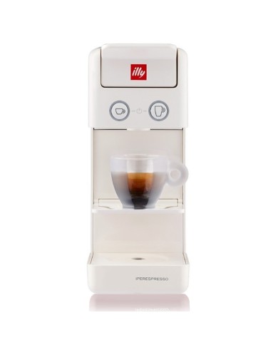 MACHINE À CAFÉ À CAPSULES ILLY IPERESPRESSO Y3.3 BLANCHE