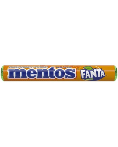 CUKIERKI MENTOS FANTA O SMAKU POMARAŃCZOWYM X 20 SZT