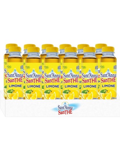 SANT'ANNA SANTHE' LIMÓN PET CL.33 X 12 BOTELLAS