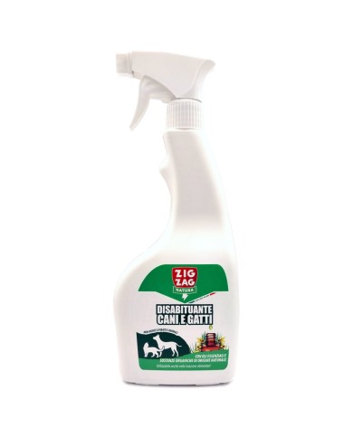 ZIG ZAG NATURA DISABITUANTE SPRAY POUR CHIENS ET CHATS 750 ML.